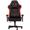 Кресло игровое A4Tech Bloody GC-990 черный/красный (экокожа, 180 кг, крестовина металл, подголовник, поддержка поясницы)   
